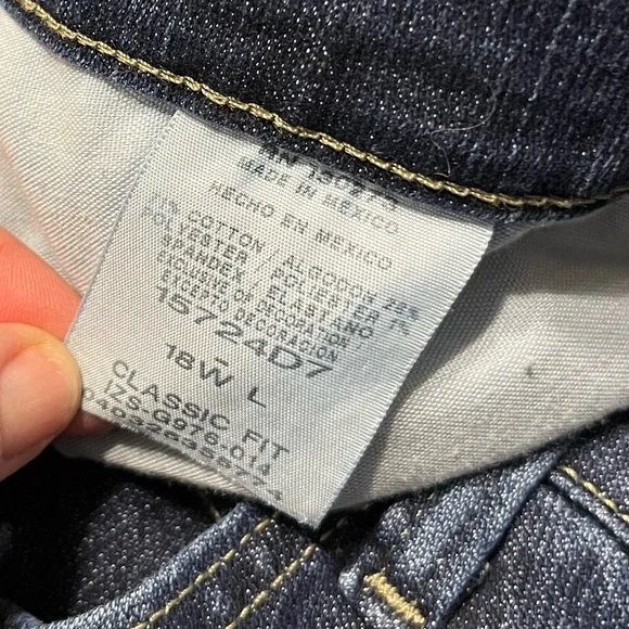 Lee Riders jeans size 18W long - Picture 6 of 8